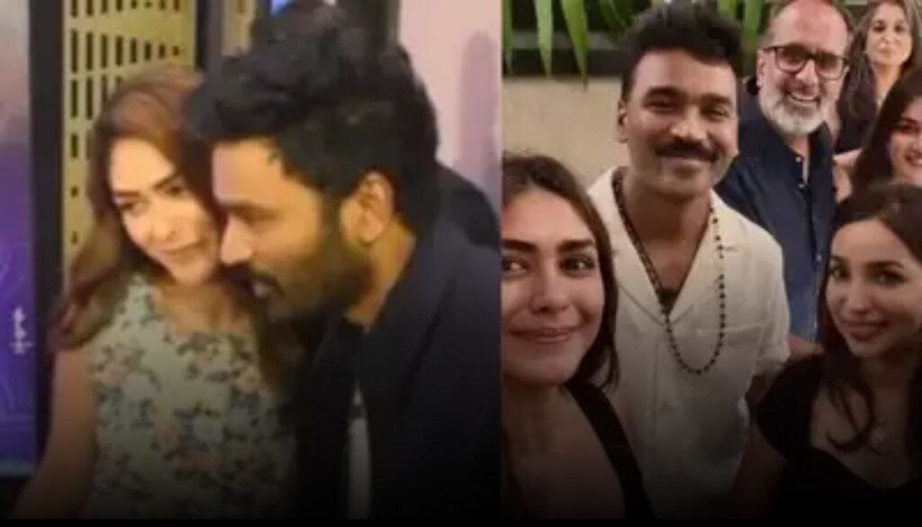dhanush and mrunal dating