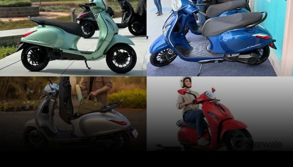 Bajaj Chetak 3501 Electric Scooter Colours